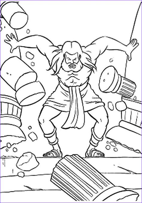 Free Printable Samson And Delilah Coloring Pages